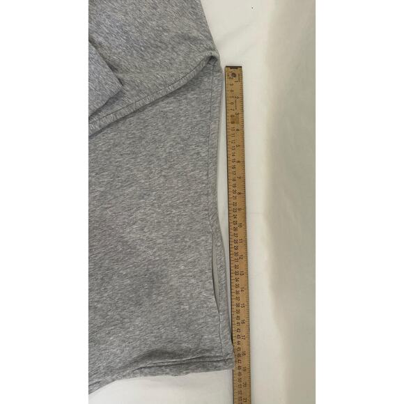 Old Navy Active Large Tall Gray Drawstring Neck Drape Terry Activewear Cardigan - Picture 6 of 7